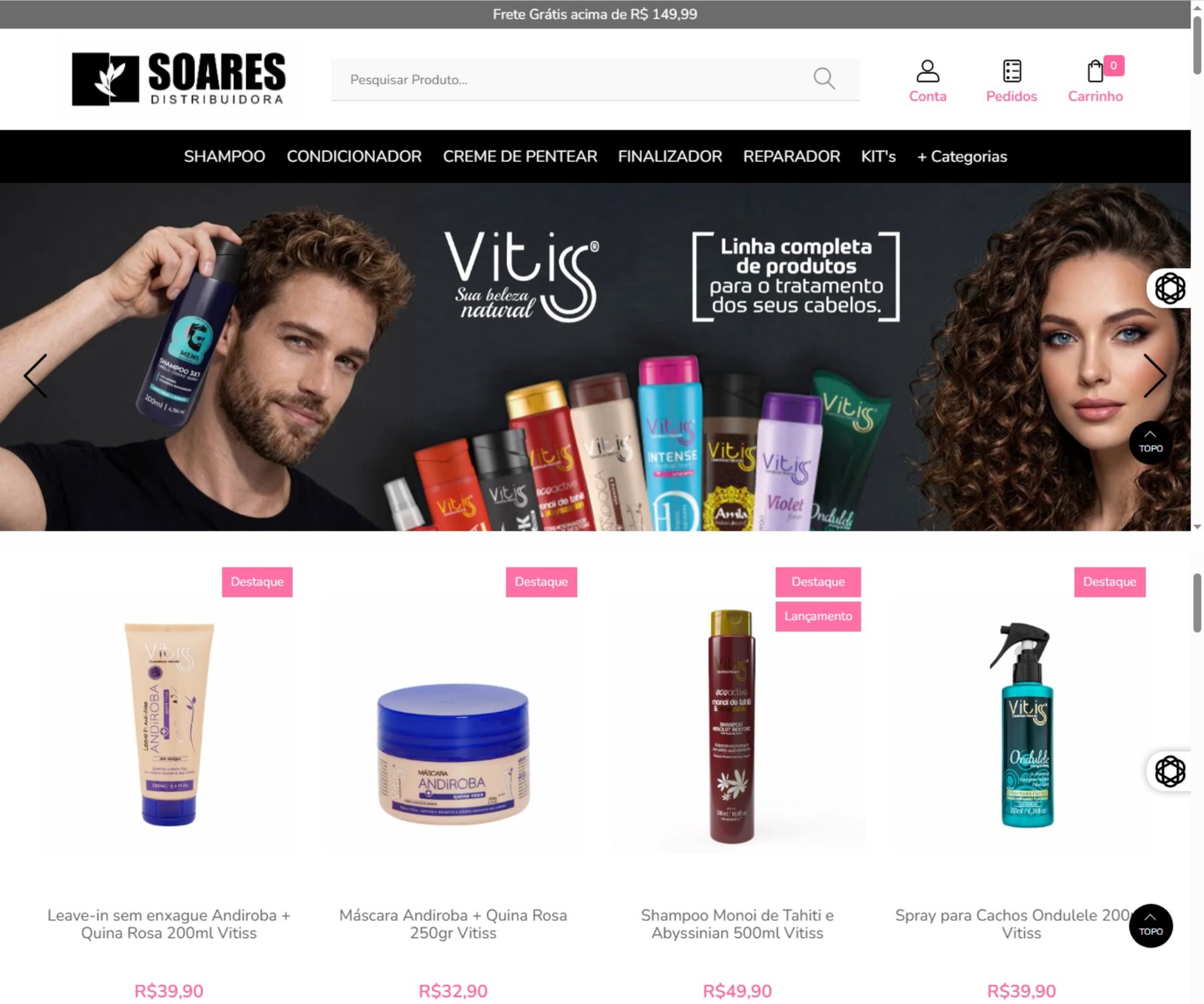 Loja virtual de kits gráficos para motos